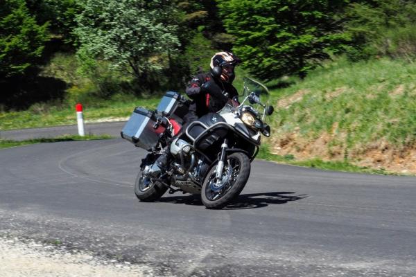 Onderweg in de Alpen.